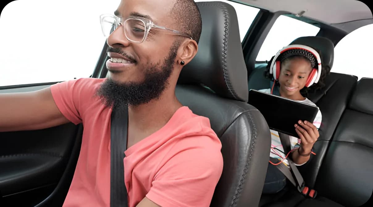 Driver with child passenger